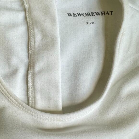 WeWoreWhat Tennis Golf Pickleball Active Dress White Size XL Sleeveless 2 in 1 - Picture 6 of 7